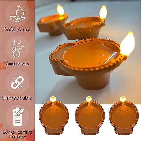 MagicJyoti™ Water sensor diyas (no oil no mess)